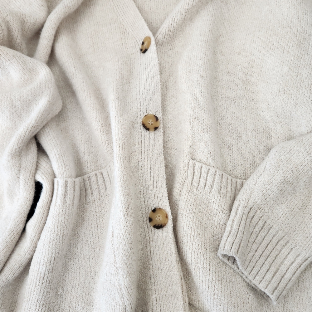 Brand New Women's Cream Cardigan Sweater No Boundaries XXL - Picture 5 of 9